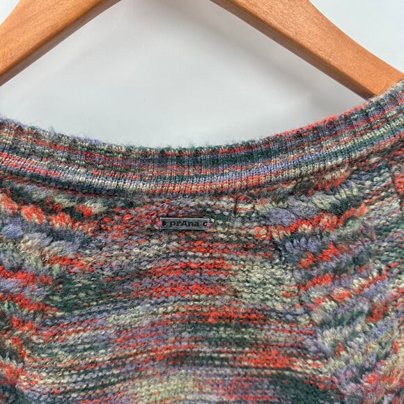 prAna Multicolor Rainbow Knit Crewneck Pullover Sweater // S - Picture 9 of 9